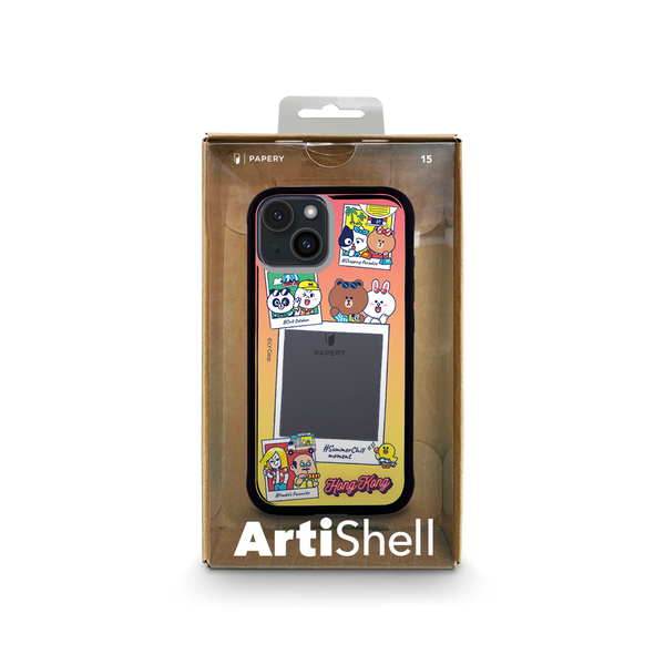 ArtiShell [LINE FRIENDS HONG KONG SUMMER CHILL EDITION - PHOTO FRAME] iPhone 15/15 Plus/15 Pro /15 Pro Max