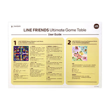 Load image into Gallery viewer, LINE FRIENDS Ultimate Game Table   Multi Game Table (3 Classic Board Games + Mahjong Game Mat)
