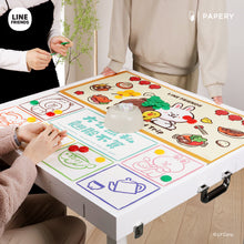 Load image into Gallery viewer, LINE FRIENDS Ultimate Game Table   Multi Game Table (3 Classic Board Games + Mahjong Game Mat)
