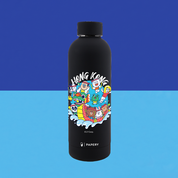 Stainless Steel Bottle [LINE FRIENDS HONG KONG DRAGON BOAT EDITION] (500ml)