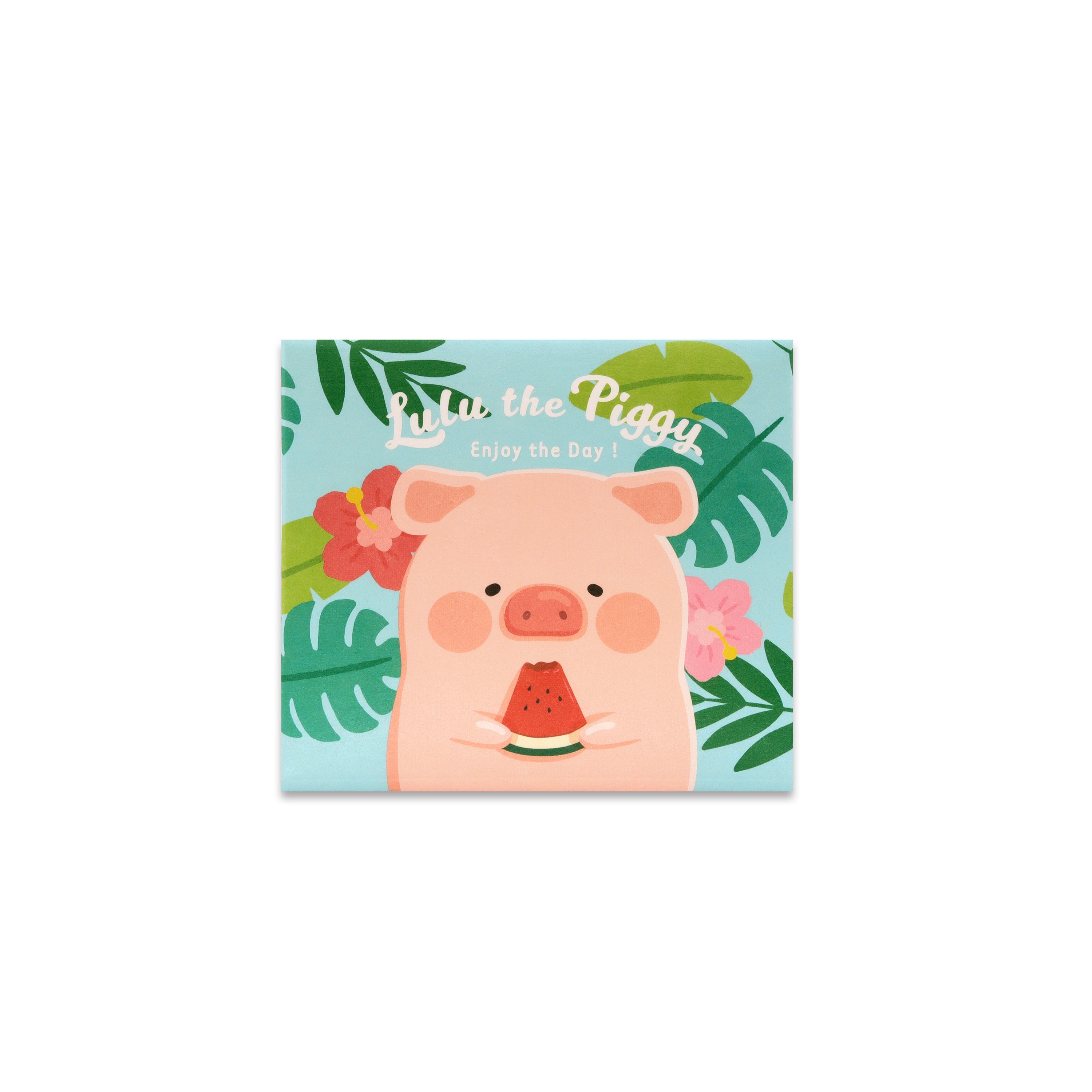 MASKfolio S [LuLu The Piggy - Watermelon] - Papery.Art