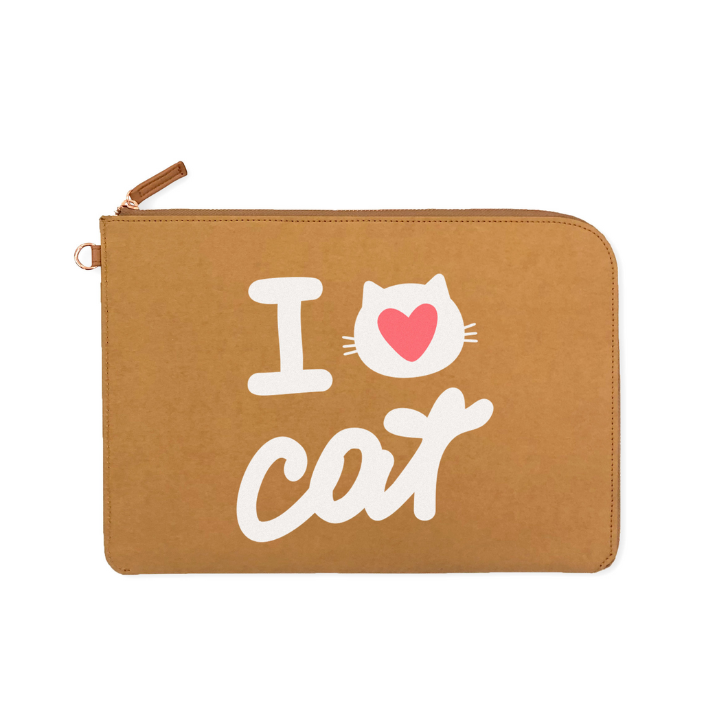 TabletClutch [Cat - I <3 Cat] - Papery.Art